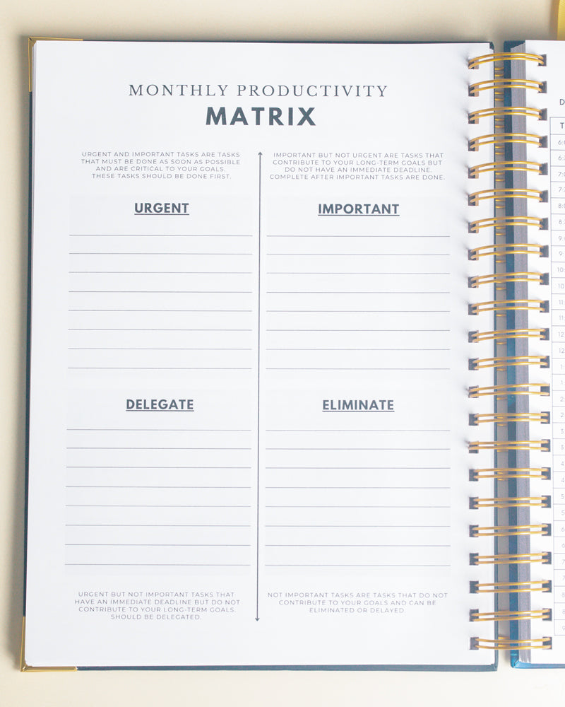 Win the Day Productivity Daily Planner