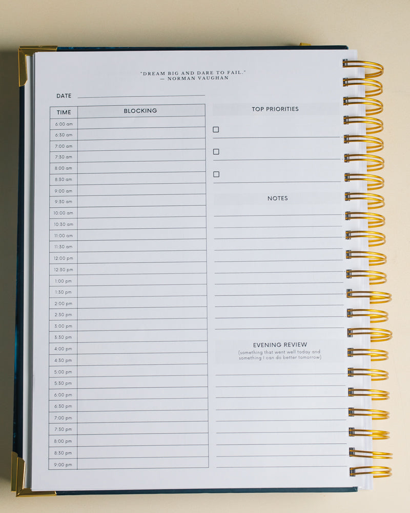 Win the Day Productivity Daily Planner